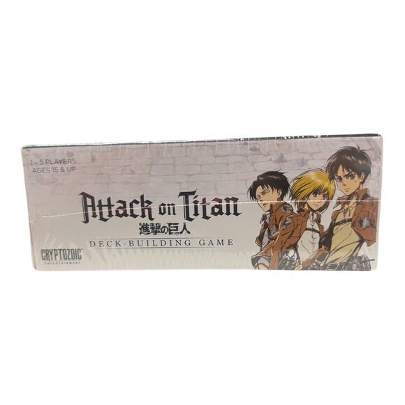 NEW SEALED Cryptozoic Cardgame Attack on Titan Deck-Building Game Box VG/NM - Picture 5 of 6